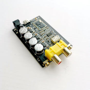 Class a bluetooth 5.1 decoding board bluetooth receiving board aptxhd lossless decoder dac qualcomm qcc5125 yellow