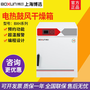 Boxun shanghai bxh-65/130/210/450 electric blast drying oven laboratory programmable drying oven bxh-65