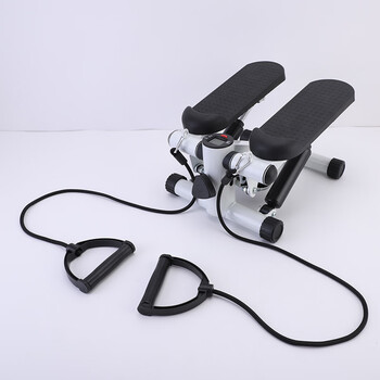 New fitness equipment multi-functional mini hydraulic stepper home indoor swing sports portable silent black