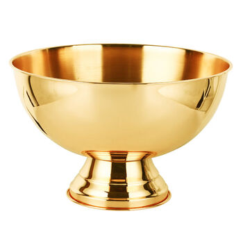 Sailotou stainless steel champagne basin red wine foreign wine large ice bucket 40 cm large punch plate bucket ice bucket bar ktv gold