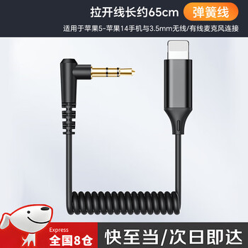 Reliance applies to apple rhodes mammoth wireless microphone adapter cable 3.5 to lightning radio internal recording cable apple lightning to 3.5mm spring model
