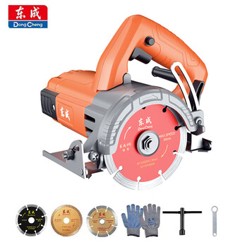 Dongcheng industrial cutting machine dze1800-110 multifunctional high power 1800w marble concrete grooving machine electric saw