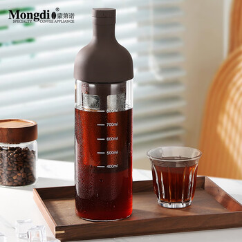 Mongdio coffee cold brew pot cold brew pot ice brew pot cold brew bottle cold quenched coffee large capacity ice drip coffee pot coffee cold brew pot 1000ml