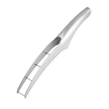 Qinkai watermelon cutting artifact stainless steel cube watermelon cutting fruit divider dicing watermelon cutting jelly tool large 4-section dicing device