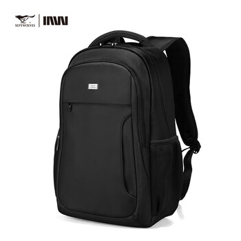 Septwolves backpack men's backpack computer bag 15.6-inch laptop business commuting large capacity water-repellent student school bag