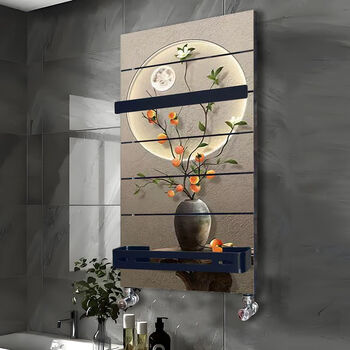 Copper-aluminum small basket bathroom radiator wall-mounted household water heating radiator art heating towel rack basket-type everything goes well copper-aluminum composite 0mm*0 column 1.2m