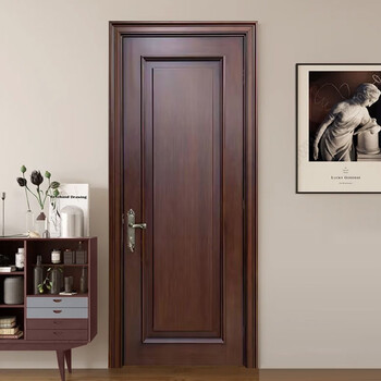 Solid wood door bedroom door all solid wood painted door room door solid wood composite door set door indoor door household wooden door all solid wood composite painted door a