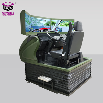 Master king car driving simulator dongfeng jiefang truck dynamic three-screen driving simulation training system