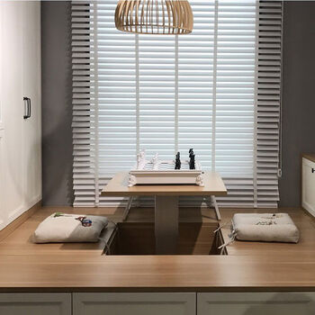 Mountain-shaped tatami lift, electric japanese style tatami lift table, manual hand-operated household tatami lift, three-year warranty, eight-year warranty, fully assembled