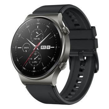 Huawei watch watch gt2 pro ecg version sports smart bluetooth call ecg collection blood oxygen detection two weeks long battery life fashionable business watch gt2pro sports model-magic night black post pictures and get straps