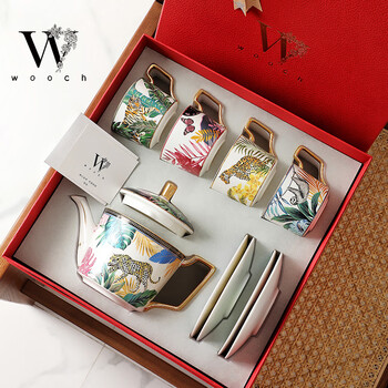 Wooch ceramic coffee cup set wedding gift new wedding box housewarming souvenir water cup engagement gift cup