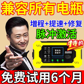 Electric vehicle battery repairer genuine universal black technology fully automatic intelligent pulse activation charger new intelligent repair charger