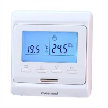 Menred thermostat intelligent water heating temperature control switch electric floor heating wall-mounted boiler wireless panel e51.713 dedicated for water floor heating
