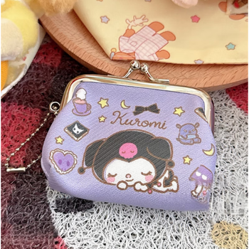 Cinnamon dog coin purse cute pu leather mini cinnamon dog kurome buckle coin purse multiple optional portable juejue kurome buckle coin purse