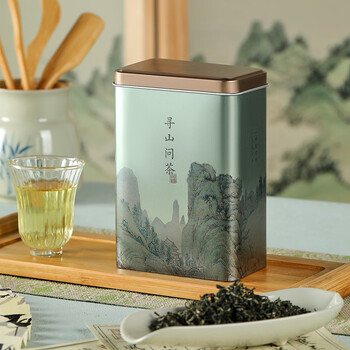 Go find green tea biluochun tea spring tea flower fruity aroma canned 30g new tea