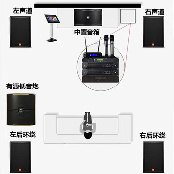 Jbl imported quality home ktv audio set 5.1 theater stage performance speakers professional karaoke singing complete equipment karaoke all-in-one machine complete jbl 12-inch 5.1 movie k set (theater-level enjoyment)