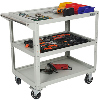 Other heavy-duty tool truck large thickened warehouse transfer trolley fitter auto repair workshop material turnover vehicle 1200*1100*980 tractor