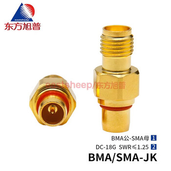 Dongfang xupu rf connector bma/sma-jk bma male to sma female sma/bma-kj 18g bma/sma-jk