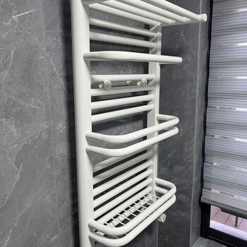 Dongnell's new bathroom radiator storage rack, made of white mild steel, size 400 wide, 800 high, 40 wide, 80 high.