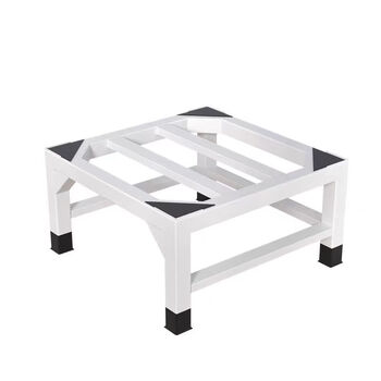 Chuangjingyixuan washing machine shelf base height 20 cm customized washing machine base heightening shelf drum pulsator dryer universal carbon steel bracket moisture-proof and shock-proof white extra thick length 45 width 45 height 30cm