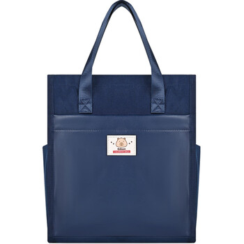 Edison inventor primary school tuition bag large capacity tote bag school bag children's art bag tuition bag school bag bx12-1 sapphire blue