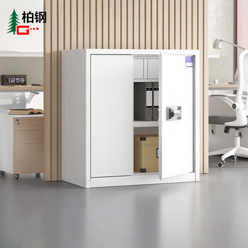 Baigang emergency supply cabinet confidential cabinet file cabinet information cabinet lockable office locker electronic code lock short cabinet single section cabinet - with drawer - national security code lock