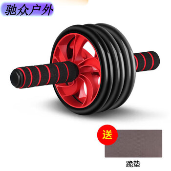 Miehone automatic rebound abdominal muscle wheel, abdominal muscle wheel for men and women, slim waist and belly roller, home abdominal muscle training for beginners, two-wheel model, random color