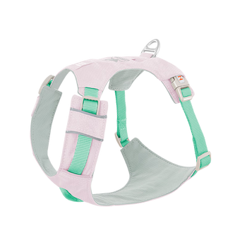 Zooland dog harness is light, breathable, adjustable, universal for large, medium and small dogs, traction, explosion-proof, light and flat, single harness, watermelon pink xs