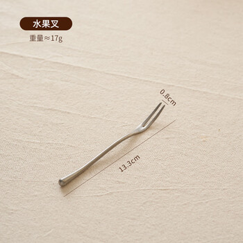 Siyue fork high-end creative 304 stainless steel household fruit fork japanese dessert fork fruit pick high-end tableware small fruit fork