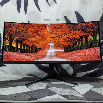Second-hand 90% new dell alienware alien 27-inch high-brush gaming computer monitor 500hz240hz alien aw screen aw3423dwf 34-inch accurate 4k165hz new black