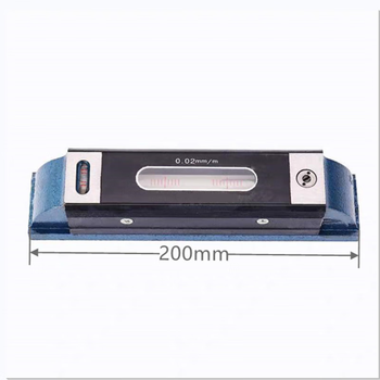 Wuhan industrial strip level frame level digital display level fitter level 0.02mm high precision strip 200 (0.02mm)