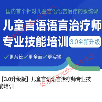 Children's speech and language therapist professional skills training slp 3.0 upgraded version 126 sections electronic materials customized u disk/hard drive