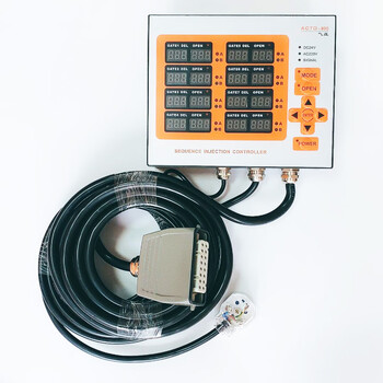 Hot runner timing controller injection molding machine 8-point mold needle valve delayer 8 sets of air valve time controller intelligent air valve ordinary model