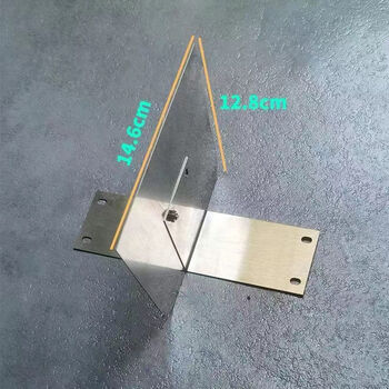 Yuanyang pot divider, two compartments, oden cooking partition, yuanyang pot divider, one divided into two partitions, fryer modified with skewers, two compartments, 15 cm, 1 inch