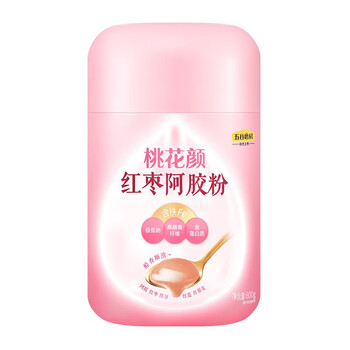 Wugu mill red bean, red quinoa and convenient breakfast, taohuayan red dates and donkey-hide gelatin powder, red dates and donkey-hide gelatin powder 600g*3 cans