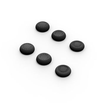 Special rocker caps for skull & co.switch2. anti-slip and anti-sweat protection rocker. enhanced feel. three pairs included. three designs. compatible with nspro controller. black