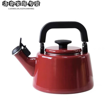 Oimg noda fuji japan imported quality enamel kettle 2l boiling kettle can be induction cooker hot water kettle original model fuji franc kettle (red) 2.1l 2l (inclusive)-3l (inclusive)