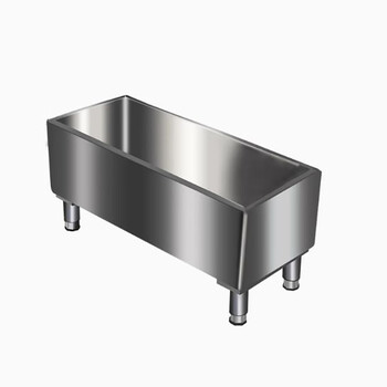 Jggyk 304 stainless steel rectangular cigarette butt pool (delivery time 2 days) 800*500*300