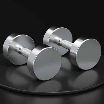 Daqijiang daqi stainless steel dumbbell fixed weight women's and men's fitness yoga running shaping home strength training 8kg pair