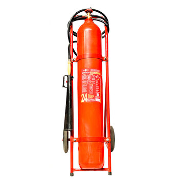 Jiangjing 25-year new national standard trolley-type carbon dioxide fire extinguisher laboratory precision instrument archives museum 24kg carbon dioxide mtt/be 24