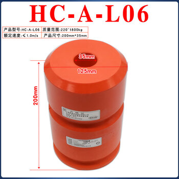 Yue changsheng green shield elevator buffer polyurethane universal ld-hc-l12/l7/l17/l3/l4 pit pad with certificate red hc-a-l06 125x200 without base