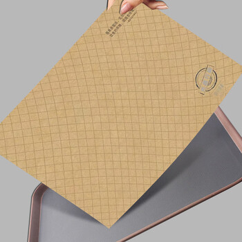 Yifude paper kraft paper disposable placemat paper fast food western restaurant plate paper confinement center oil tray pad paper customizable kraft disc mobile placemat paper 100 sheets