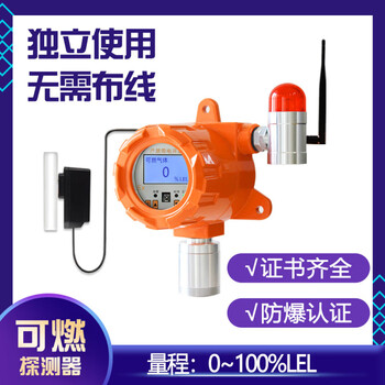 Xiaomi buyi wireless transmission industrial combustible gas detection alarm gas station hydrogen sulfide ammonia oxygen concentration alarm single wireless combustible probe with display sound and light