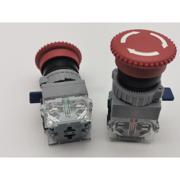 La39-b3-r02z/r red mushroom head emergency stop button switch 2 normally closed creeping