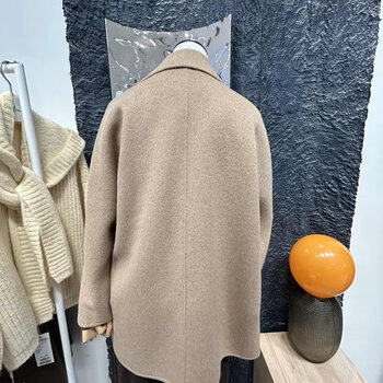 Eifini khaki double-sided wool coat 1ea870852 khaki l