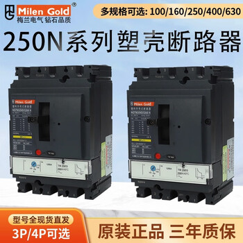 Merlin gerin nsx250n molded case circuit breaker 3p4p225a250a molded case air switch circuit breaker ngtm3(ns-x)-250n 3p x 225a
