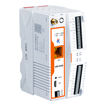 Some internet of things iot controller edge computing data transmission gateway data transparent transmission to the cloud encrypted io expandable usr-m100