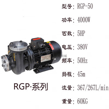 Aulank aulank pump industry cold water mold temperature machine high temperature oil and water pump rgp-rgz-10s-20s-30-40-50 rgp-50-180 degrees_200 degrees cast iron material