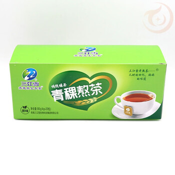 Shi fang yi qinghai specialty sanjiang snow tea box 80g brewed tea drinks warm tea fu tea small bags 4g*20 sachets original flavor 1 box (4gx20 sachets)