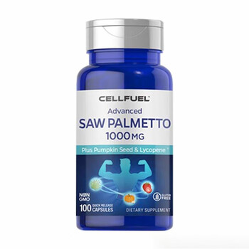 Cellfuel us original imported saw palmetto pumpkin seed capsules nocturia frequent qian lie kang preparation for pregnancy 100 capsules 1 bottle